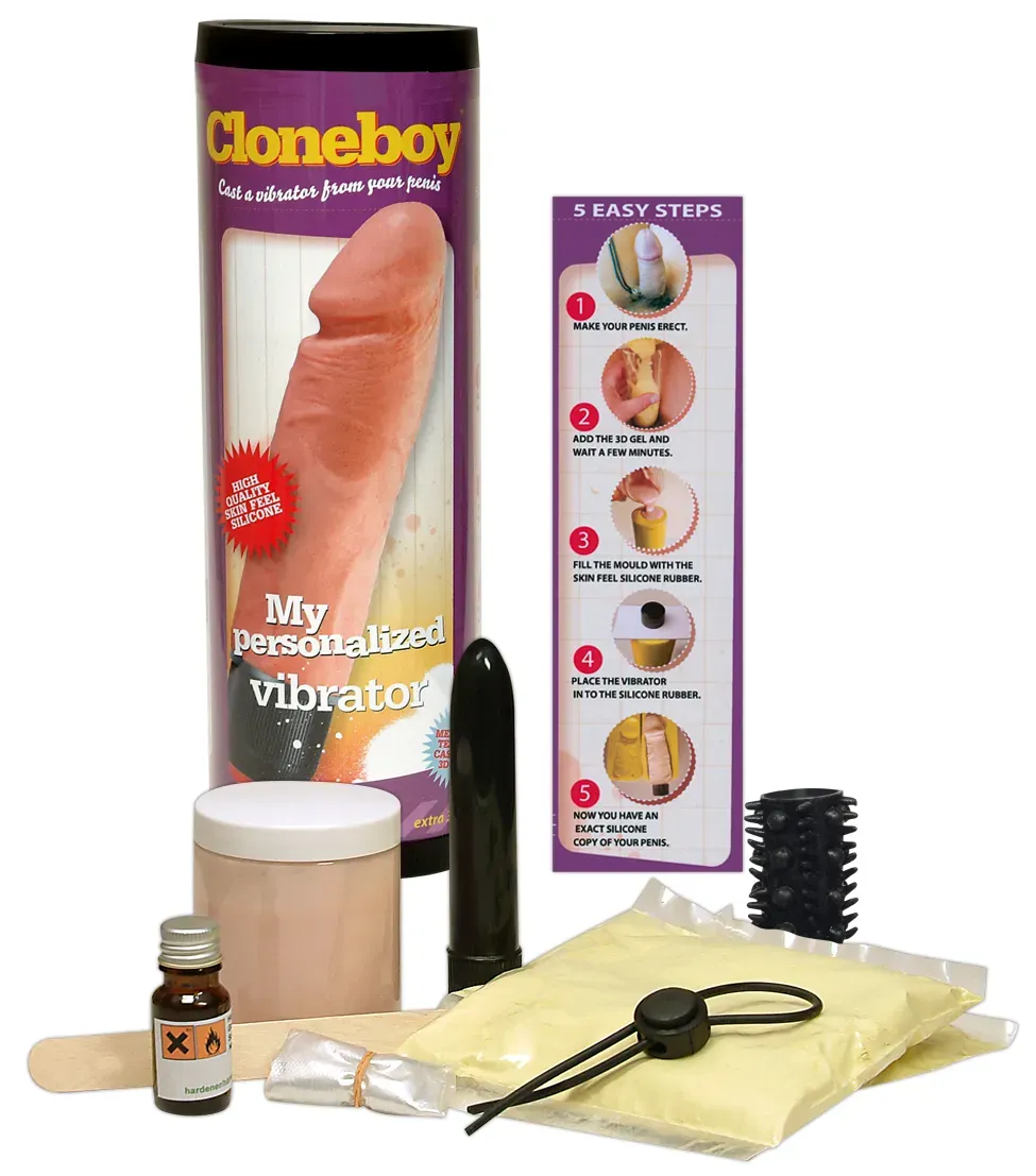 Cloneboy Penis-Abdruck-Set Vibrator