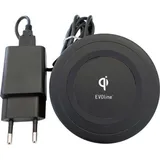 schulte elektrotechnik EVOline Wireless Charger (QI Ladefunktion), kabelloses Laden für Handys