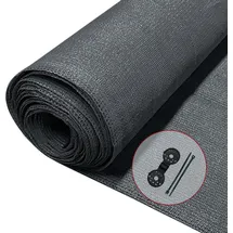 VOUNOT VOUNOT® Zaunblende 1×10m, Sichtschutz Zaun 90 g/m2 HDPE Schattiernetz,anthrazit