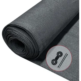VOUNOT VOUNOT® Zaunblende 1×10m, Sichtschutz Zaun 90 g/m2 HDPE Schattiernetz,anthrazit
