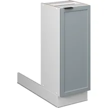 Vicco Kochinsel Fame-Line 30 x 30 x 82 cm Hellblau-Grau