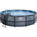 EXIT TOYS Stone Pool 488 x 122 cm inkl. Sandfilterpumpe