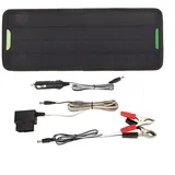 5W Solar Panel Ladegerät 12V/24V Batterie Erhalter Wetterfest für Auto LKW Boot Wohnmobil Motorrad Traktor für AGM Gel Blei Akku Wartungsfrei Play Schwarz