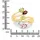 Rafaela Donata Ring Sterling Silber Amethyst in gelbgold | Gr.: 50