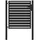 vidaXL Gartentor 100 x 100 cm Schwarz/Aluminium