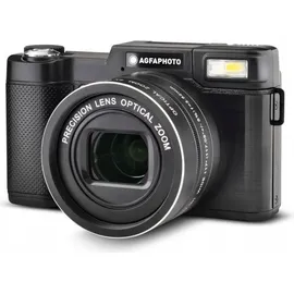 AgfaPhoto AGFA PHOTO – All-in-one-Vlogging-Set: Kamera VLG-4K Optical, Powerbank-Stativ, Fernbedienung, Mikrofon und Micro-SD-Karte (32 GB) – Verewigen S... - Schwarz