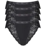 SLOGGI Chic Tai 4P Slip Schwarz 36