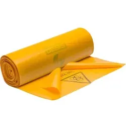 DEISS PREMIUM Abfallsäcke 120 Liter für medizinische Abfälle 93200 , 1 Rolle = 25 Säcke