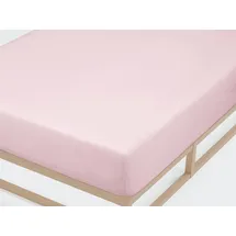 biberna 0077866 Jersey-Elastic 90 x 190 - 100 x 220 cm rose