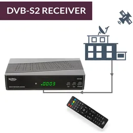 Xoro HRS 9194 DVB-S2 TV Receiver, Schwarz