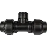 Gebo PE Rohr T-Stück 25 mm / 3/4 Zoll schwarz