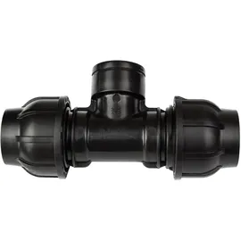 Gebo PE Rohr T-Stück 25 mm / 3/4 Zoll schwarz