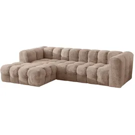 kaiser möbel Ecksofa BALOO L modernes freistehendes, für das Wohnzimmer, stoff Arena, Einzelsofa, gesteppte Oberfläche,freistehend platzierbar,hoher Sitzkomfort beige