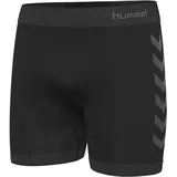 hummel Unisex Kinder First sømløse børn 3/4 Leggings, Schwarz, 140-152 EU