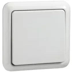 Elso 221604 Universal-Schalter 10A FASHION IP44 Steckklemme reinweiß