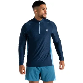 Dare 2b Dare2b Power Up Iii Halbreißverschluss-langarm-t-shirt - Moonlight Denim Marl - XL