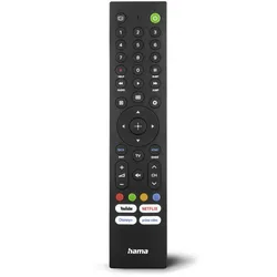 Hama 00221066, TV, IR Wireless, Drucktasten, Schwarz