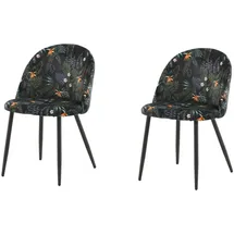 venture home Esszimmerstuhl Velvet mehrfarbig 2er Set