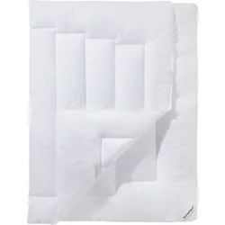 Microfaserbettdecke SCHLAFGUT "Premium", weiß, B:200cm L:200cm, Bettdecken Bezug: 100% Baumwolle. Bettdecken Füllung: 100% Polyester, Bettdecken, Bettdecke, 135x200, 155x220 cm und weitere Größen, Sommer oder Winter