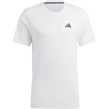 adidas Herren T-Shirt (Short Sleeve) Tr-Es Fr T, White/Black, IC7440, XL