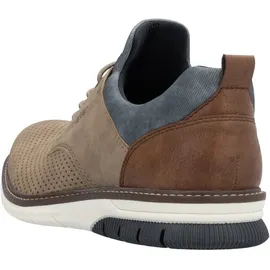Rieker Slip-Ons Herren Blau/Braun 40