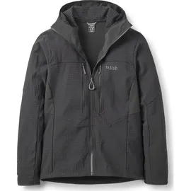 Rab Herren Ascendor Pro Hoodie Jacke (Größe M, schwarz)