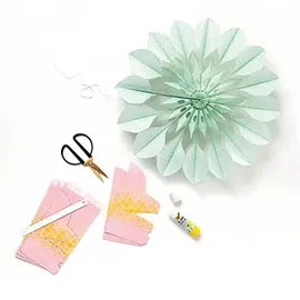 Folia Papiertüten für Dekoblumen Sweet Blossom rosa/mint