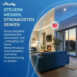Shelly 1PM Gen4 Unterputz Relais max 16A 1 Kanal WLAN, Bluetooth, Matter, Zigbee Smart-Schalter 2er Pack