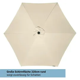 Doppler Active Auto Tilt Ø 320 cm natur