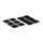 VELCRO® VEL-EC60236 Klettquadrate zum Aufkleben Haft- und Flauschteil (L x B) 25mm x 25mm Schwarz 24 Paar