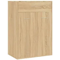 VidaXL Schuhschrank Sonoma-Eiche 60x35x84 cm Spanplatte