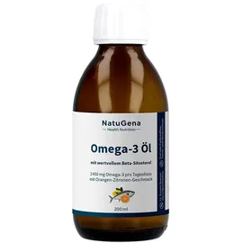 NatuGena GmbH Omega-3 NAT.Fischöl 2450 mg Orangen-Zitronenaroma