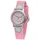 JACQUES FAREL ORG02STA 0 mm Stoffgehäuse Rosa Textilarmband Rosa onesize