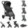 Moni Sommerkinderwagen Buggy Schwarz