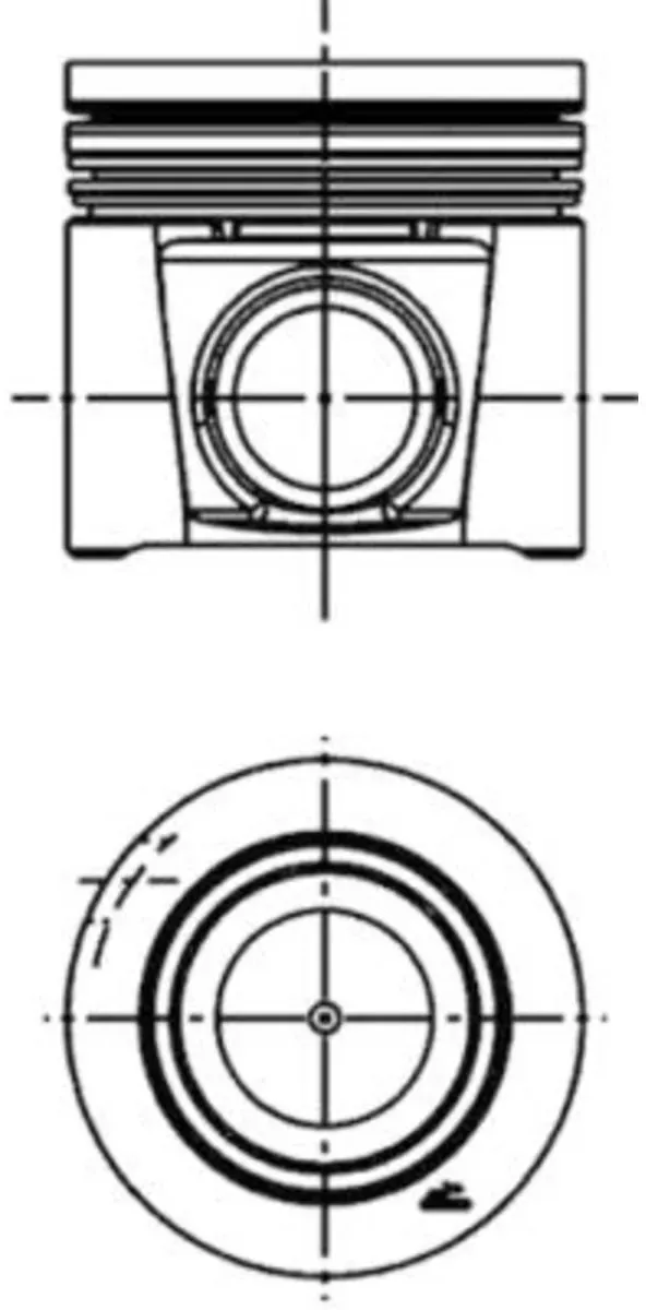Pistone KOLBENSCHMIDT 41707610