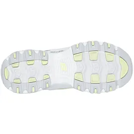 SKECHERS D'Lites-Chromatic Damen Weite M Silber/Weiß 41