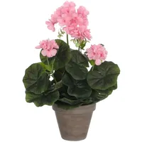 Mica decorations Mica Geranium im Topf rosa, 34 x
