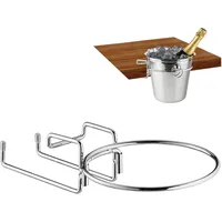 Relaxdays 4 x Sektkühlerhalter, für Weinkühler mit 18 cm