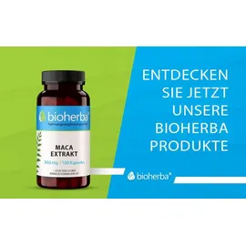 bioherba reichenbach gmbh ood BIOHERBA Maca Extrakt Kapseln 100 Kapseln