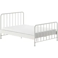 Vipack Metallbett »Bronxx, standfest gebaut, gradlinige Optik in zeitlosem