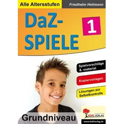 DaZ-Spiele in drei Niveaustufen 1. Grundniveau