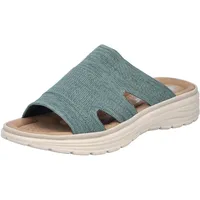 Rieker Damen V8580 Pantolette, Grün, 38 EU