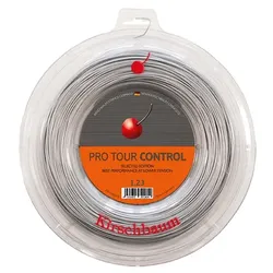 Kirschbaum Tennissaite Pro Tour Control (Haltbarkeit+Kontrolle) silber 200m Rolle