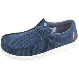 HEYDUDE Hey Dude Wally Sport Mesh Schuhe Herren, blau 44 EU