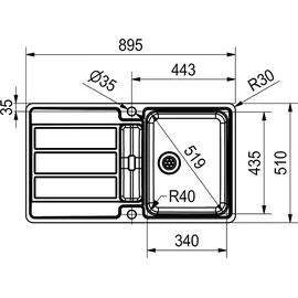 Franke Hydros HDX 284