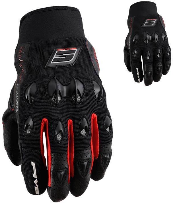 Five Stunt Handschuhe, schwarz, Größe XS
