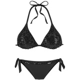 bruno banani Triangel-Bikini, schwarz