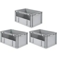 Proregal 3x Eurobox NextGen Insight HxBxT 32x40x60cm | 65