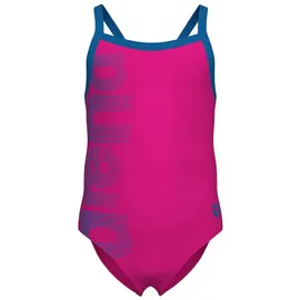 Arena Mädchen Badeanzug LOGO ONE PIECE 003605-680 110 - Freak Rose-Blue - 110