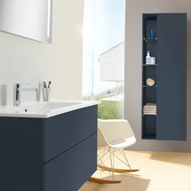 Sanipa 3way Stauraumschrank mit 1 Tür und offenen Fächern, Eiche Natural-Touch, BR18185,